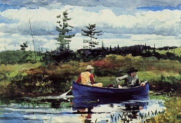 The blue boat